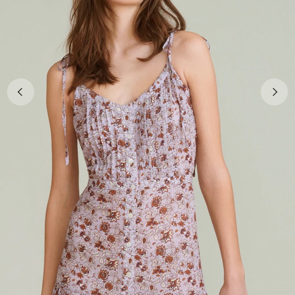 Veronica Beard Windansea dress in lavender multi xl